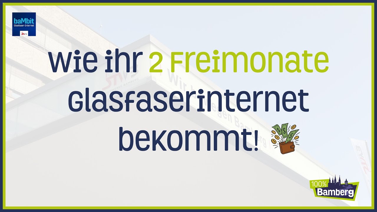 Wie ihr 2 Freimonate Glasfaserinternet bekommt! 😍💸