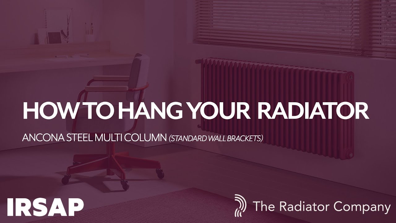 How to hang your radiator - Ancona Steel Multi Column