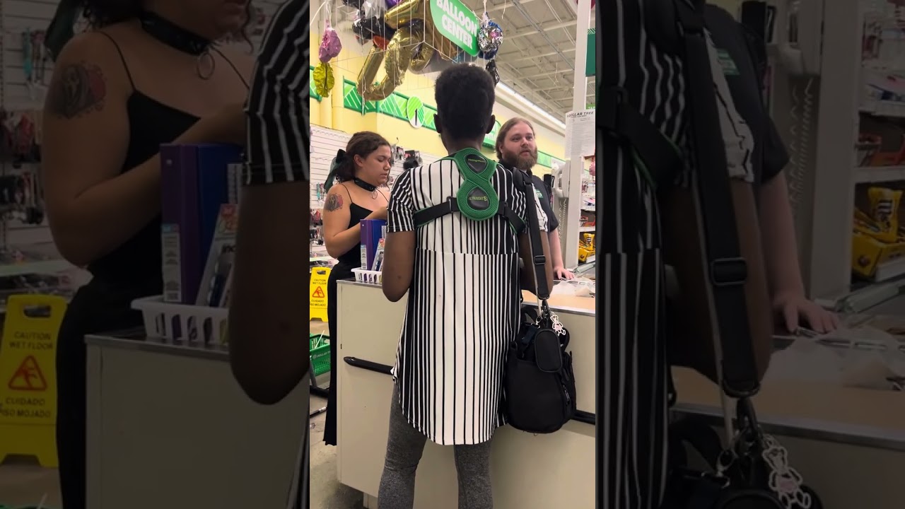 Disrespectful female at dollar tree