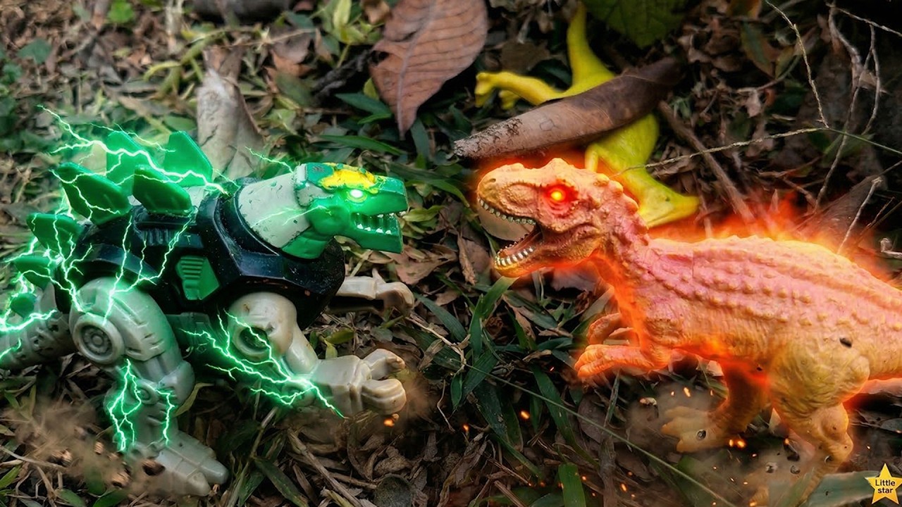 Dinobot Greenlock Vs Velociraptor | Survive ? T-Rex | Dinosaur Vs Transformer