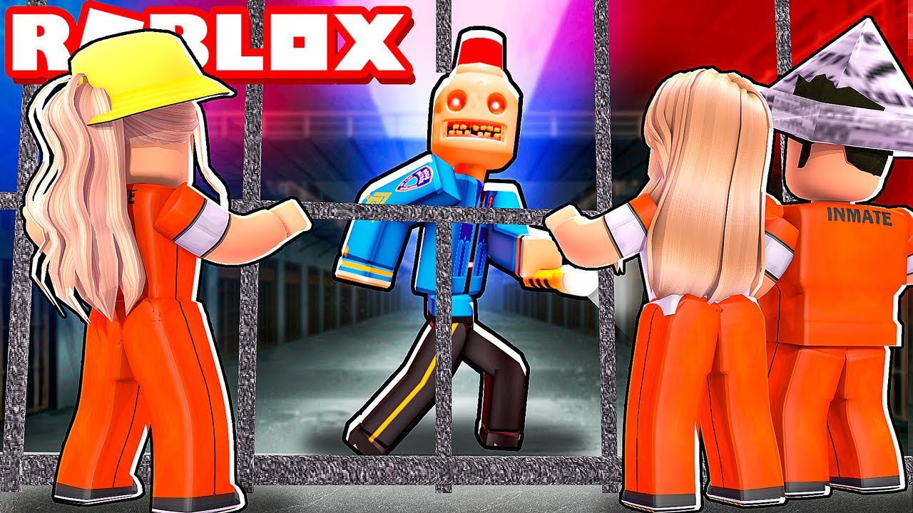 ESCAPE DO POLICIAL DO MAL NA PRISÃO !!! - (ROBLOX SIREN COP'S PRISION)