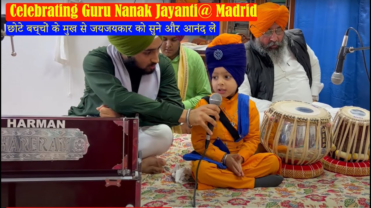 Gurdawara Nanaksar Madrid | Celebrating Guru Nanak Jayanti@ Madrid 2021 | Sikh Temple Europe#volg 33
