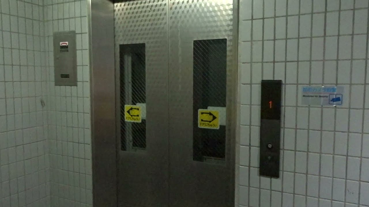 【アナウンス交換後】相生市 岡本ビルのエレベータービュー(三菱電機　グランディ)