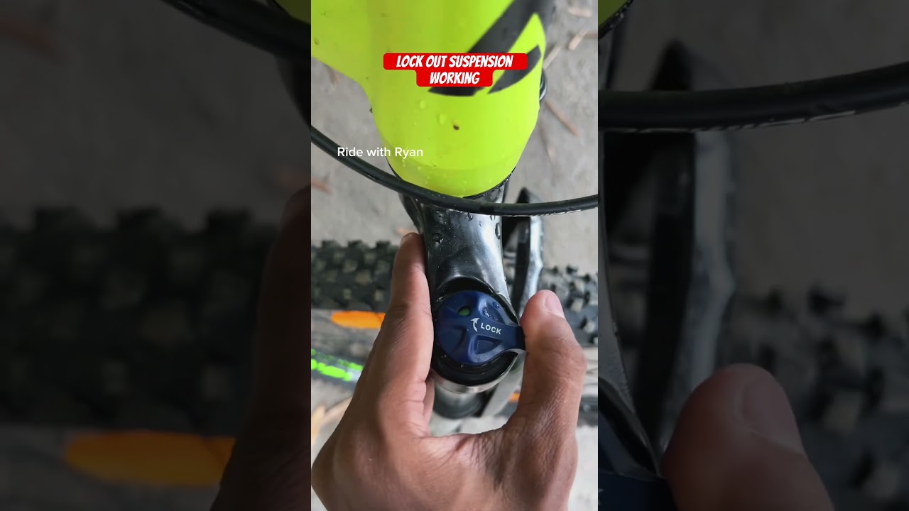 Lock out Suspension Working || Zoom Masera || Cambio Eton #mtb #bicycle #shorts