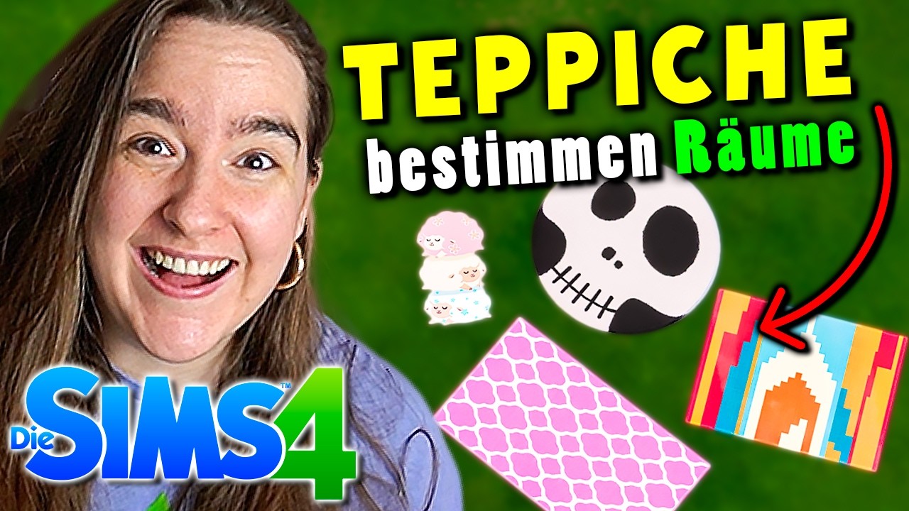 Ich baue ein Haus, ABER zuf&auml;llige TEPPICHE bestimmen die Einrichtung! 😍 Die Sims 4