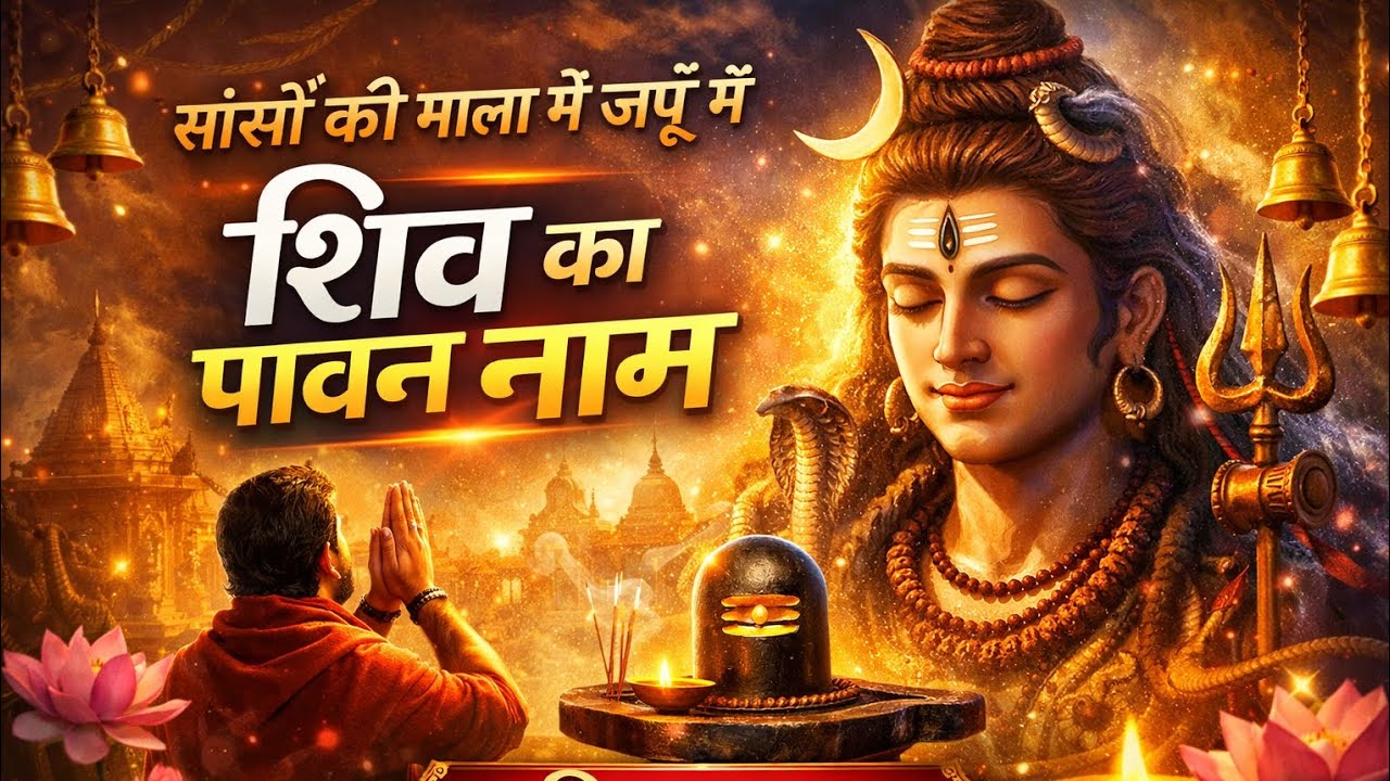 सांसों की माला में जपूँ मैं शिव का पावन नाम 🙏 | Beautiful Shiv Bhajan | Mahadev Bhakti Song | 