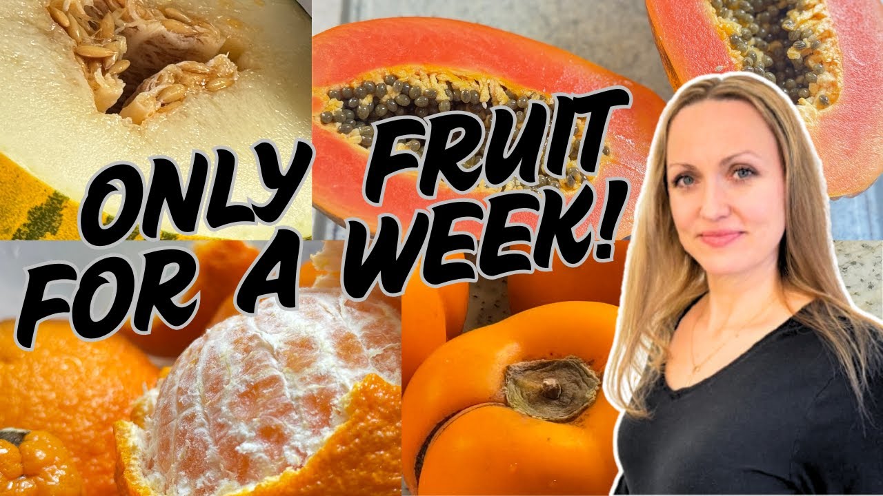 I ate ONLY FRUITS for a WEEK and THIS is what happened! 🍎🍌🍓🍍🤔