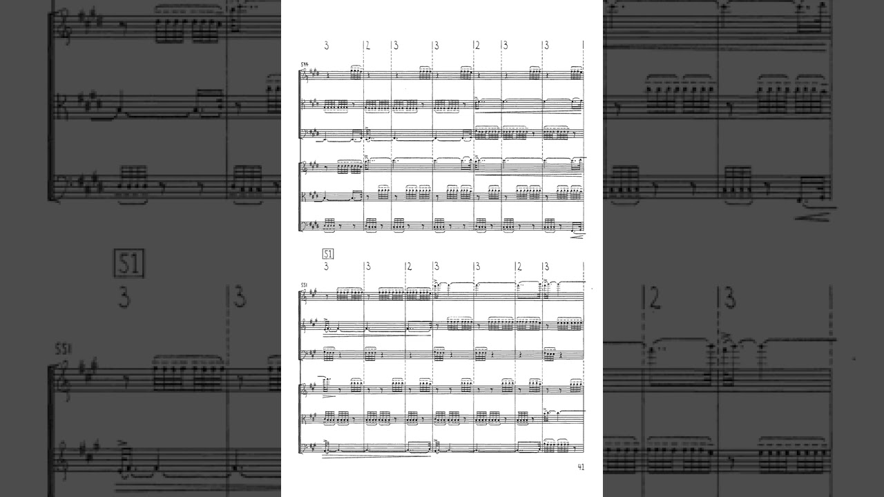 John McGuire: Jump Cuts - for Two String Trios (2012)