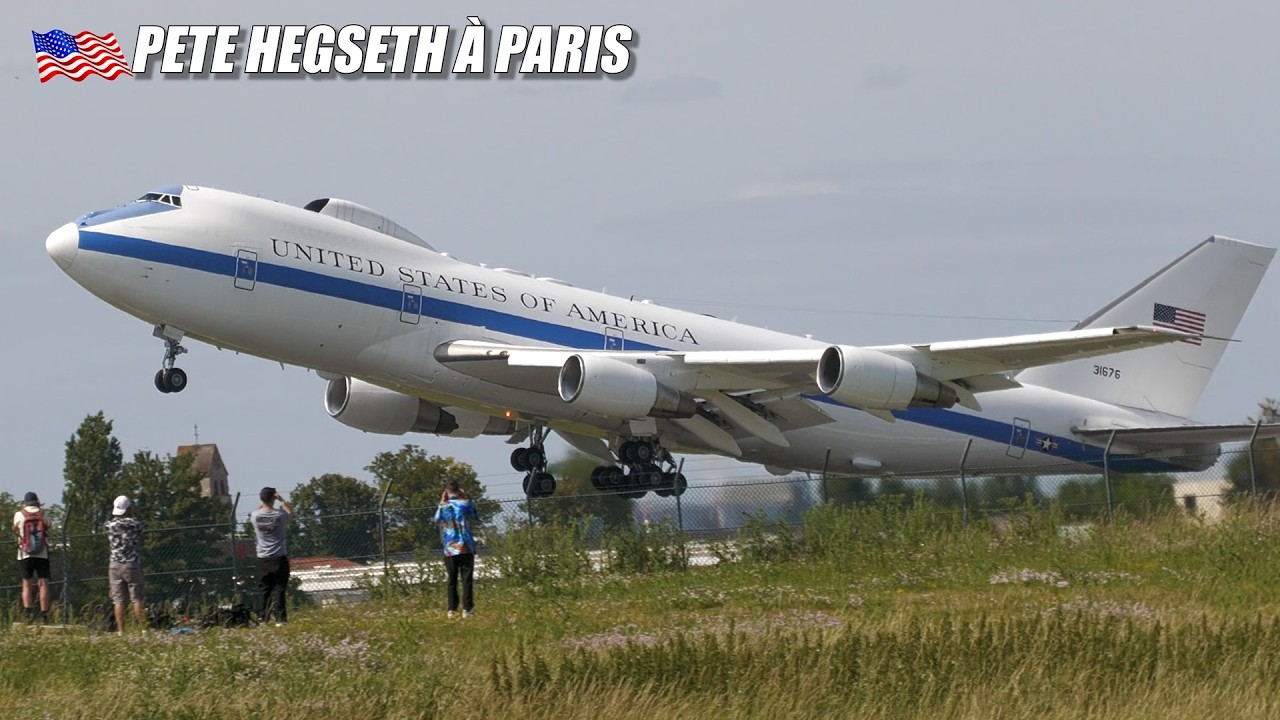 Pete Hegseth, secr&eacute;taire &agrave; la D&eacute;fense des &Eacute;tats-Unis, arrive &agrave; Paris