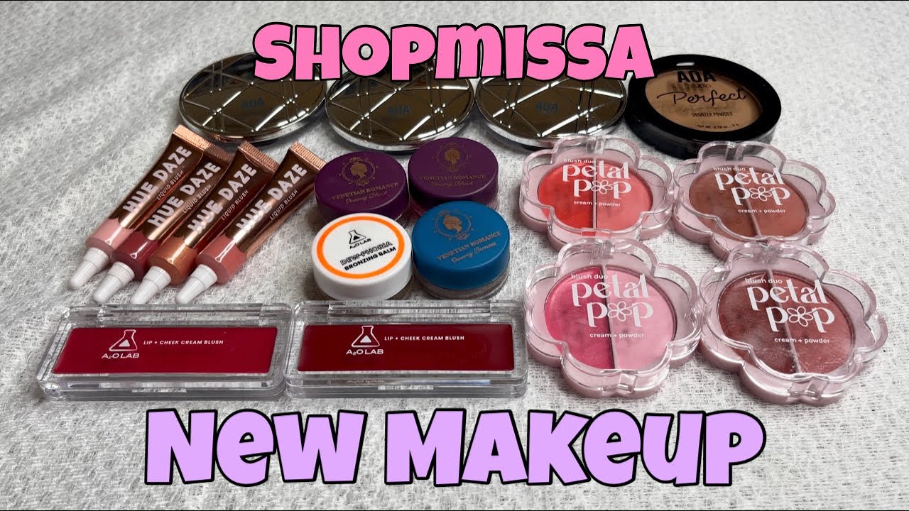 NEW SHOPMISSA BLUSH,BRONZERS, & HIGHLIGHTERS SWATCHES 2024