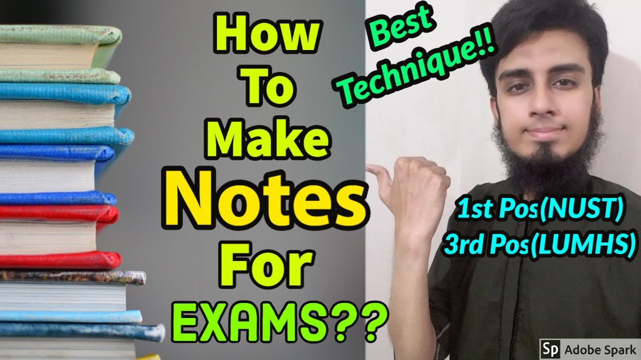 Notes for Exams: How to make your own notes?Toppers strategy / 100% working techniques  / Dr. Irtaza
