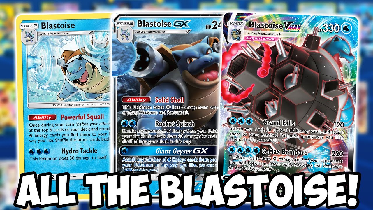 Blastoise, Blastoise & Blastoise! Four In One Deck! Battle Styles PTCGO