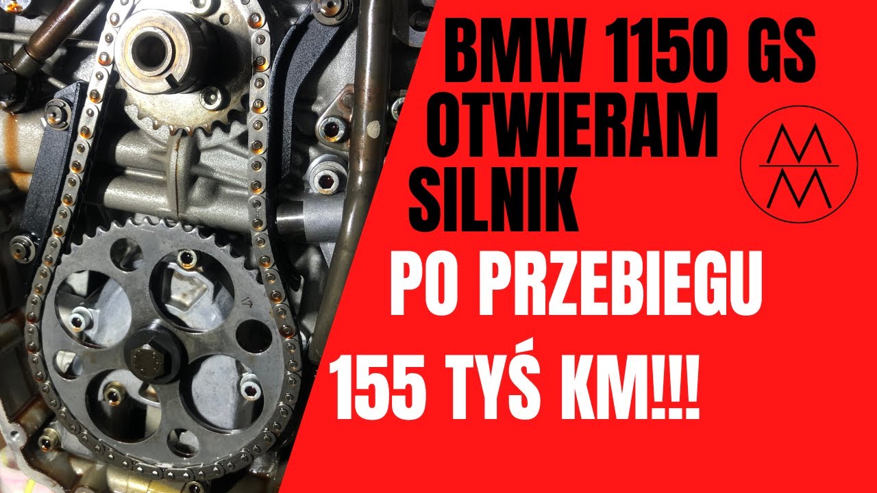 Zaglądam do silnika BMW 1150 GS po 155000 km!