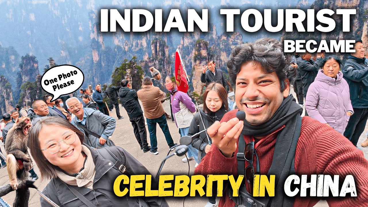 Indian Tourist Became Celebrity in China Zhangjiajie 🇨🇳