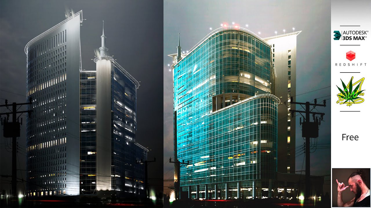 3D Моделирование Без купюр - Архитектура 4,4 3Ds MAX RedShift Render