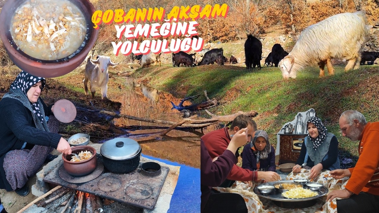 ODUN ATEŞİNDE GÜVEÇ YEMEĞİ /TAVUKLU BULGUR PİLAVI