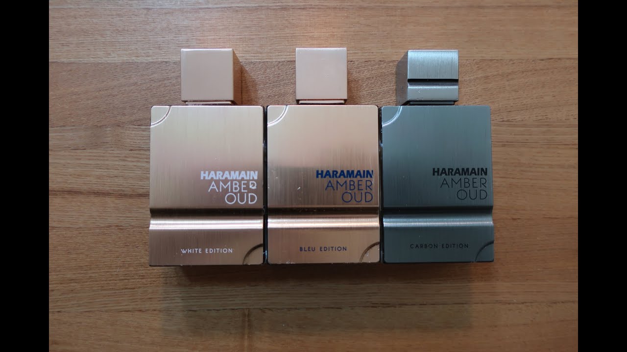 Al Haramain Amber Oud Edition Collection, White Edition + Blue Edition + Carbon Edition, Unboxing &.
