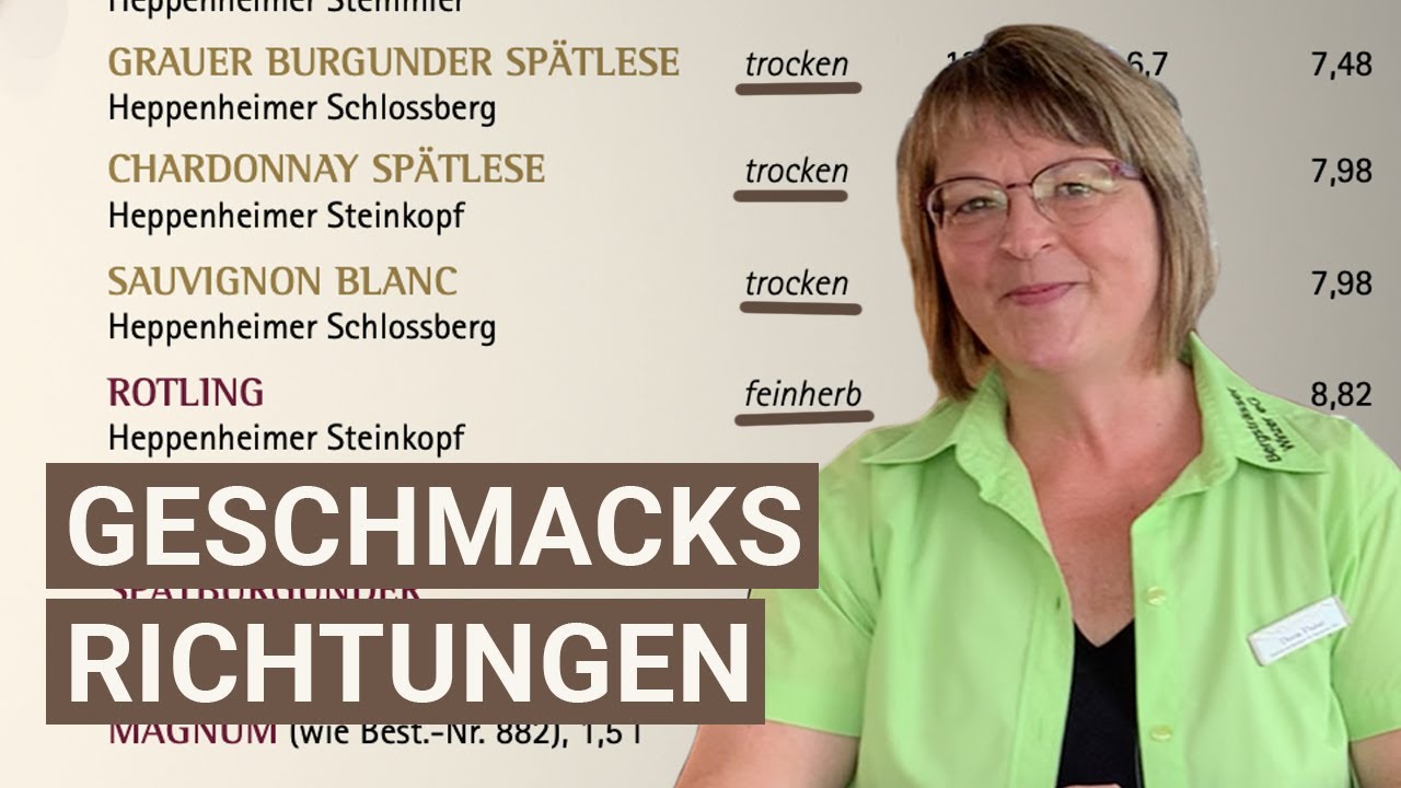 Was bedeutet trocken, halbtrocken, lieblich & Co beim Wein? Geschmacksrichtungen erkl&auml;rt