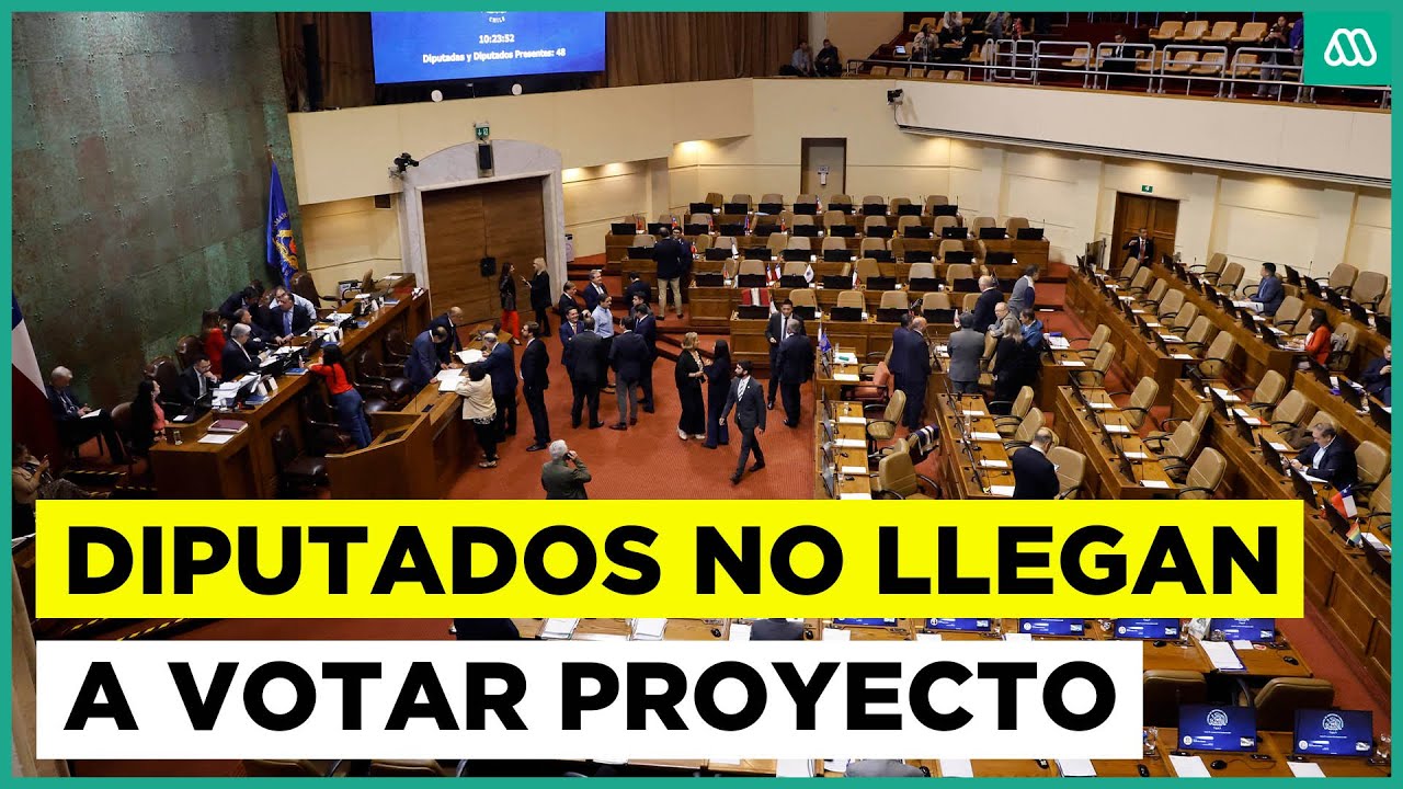 Esc&aacute;ndalo en el Congreso: Varios diputados no llegaron a votar importante proyecto