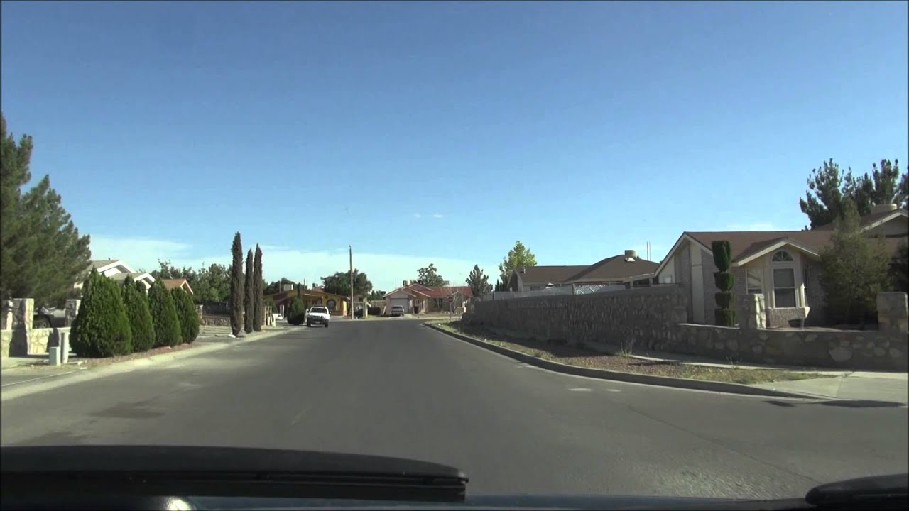 EL PASO TEXAS NEIGHBORHOOD DRIVE