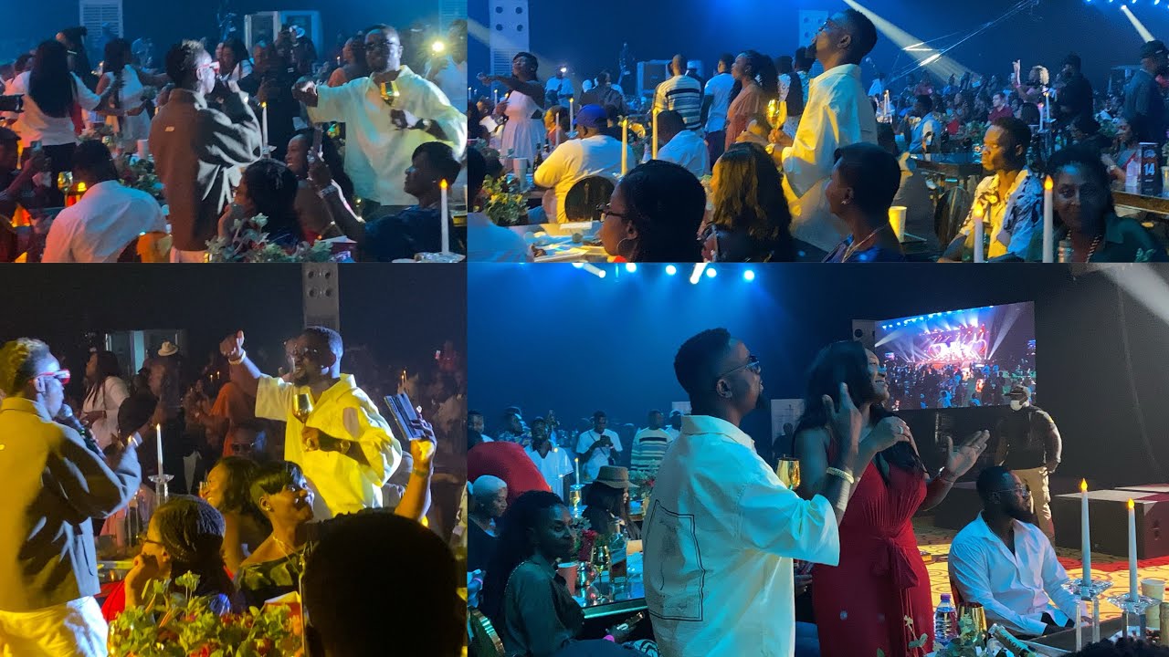 Sarkodie & Wife Tracy Sarkcess Chopping Love As They Jam To KK Fosu’s Performance At Lumba’s Concert