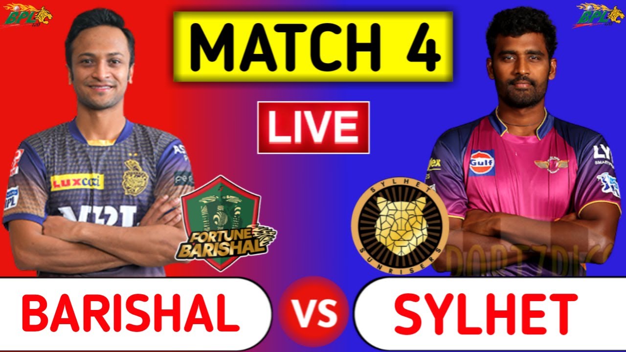 Fortune Barishal Vs Sylhet Strikers Live | FBA vs SYL | Bangladesh Premier League