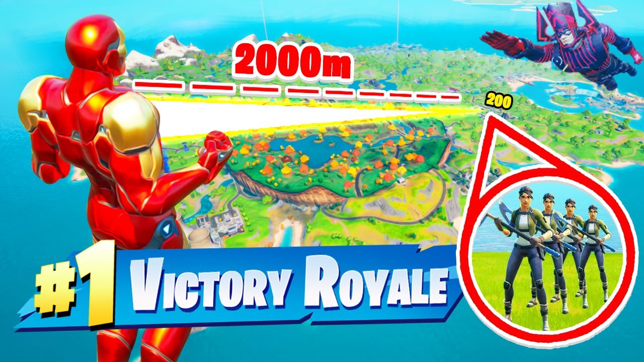 *WERELD RECORD* VERSTE KILL met IRON MAN in Fortnite!