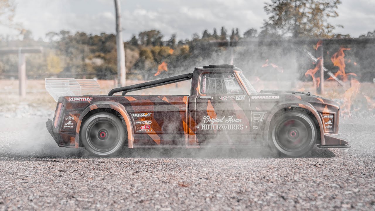 ARRMA INFRACTION 6S BLX - SMOKING BURNOUT 80MPH