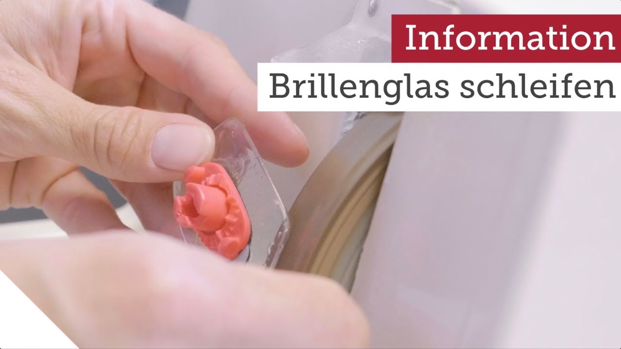 Wie kommen die Gläser in die Brille? | Brillengläser schleifen