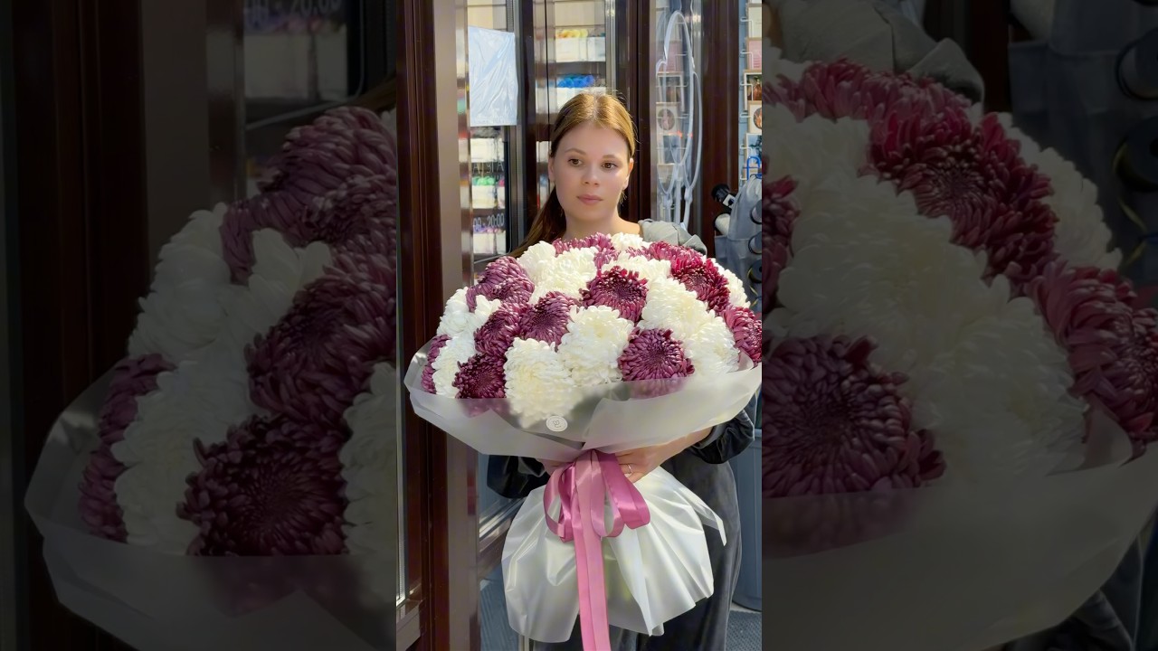 Самый модный букет этой осени🩷 #флорист #цветы #букеты