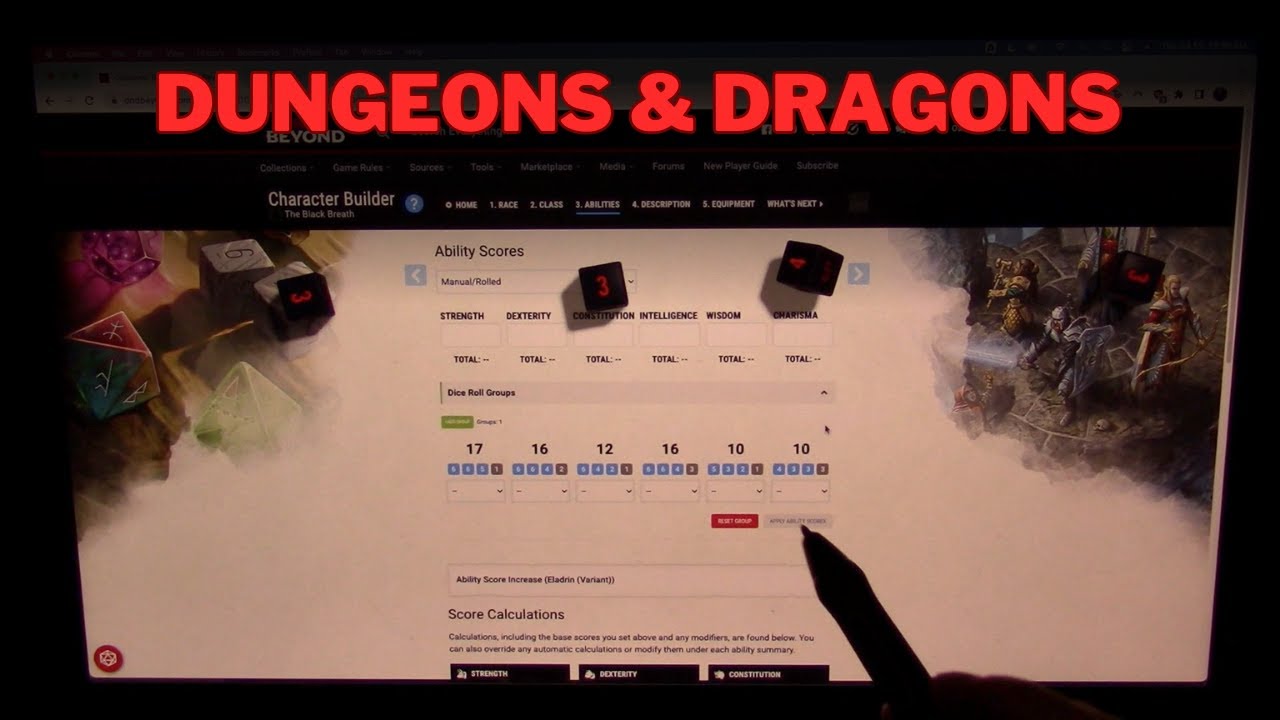 ASMR - Let's Create a DND Character Together