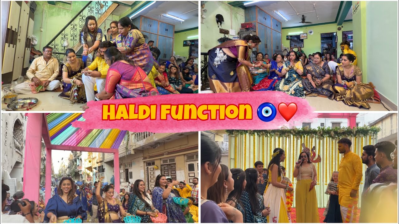 haldi ceremony ma bov badhi games ramya🥳🥰