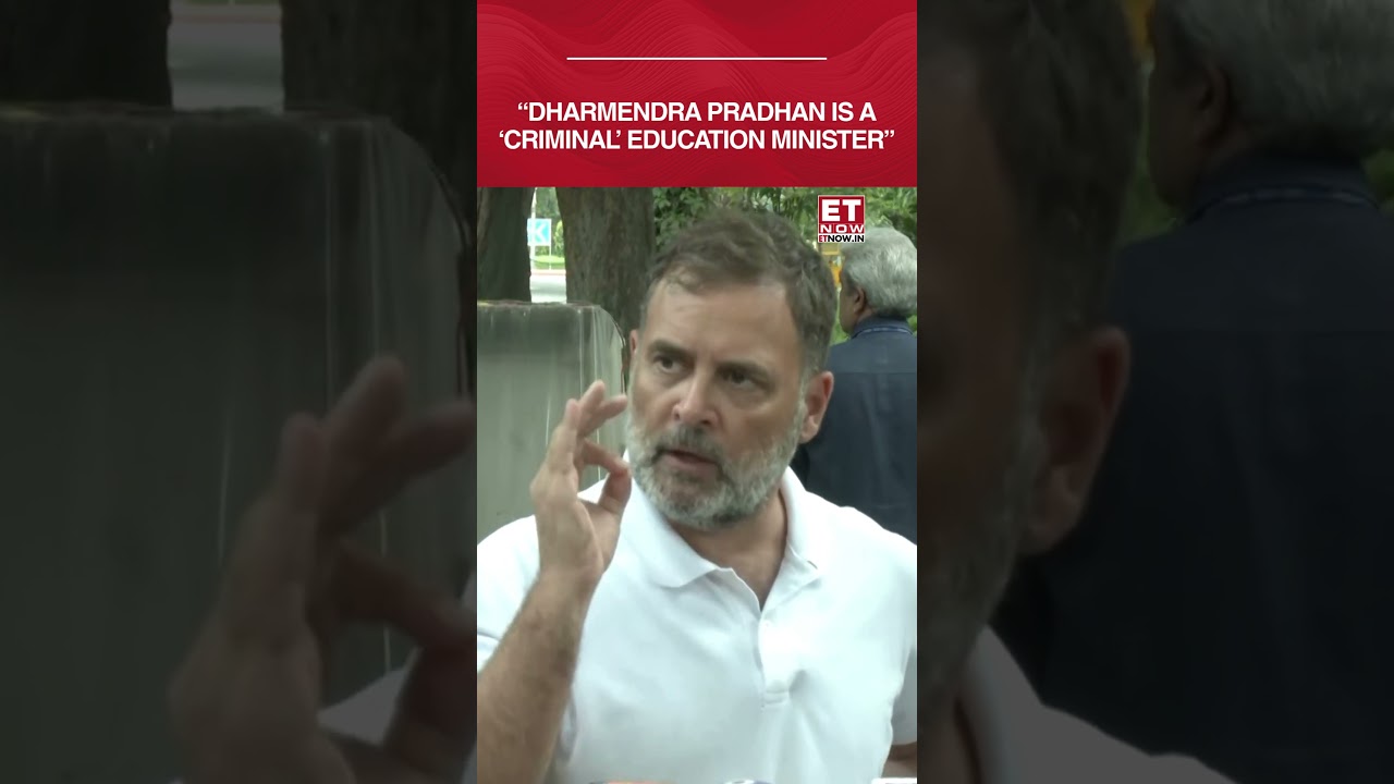 Жесткая атака Рахула Ганди на Дхармендру Прадхана: заявление о &laquo;министре образования-преступнике&raquo;...