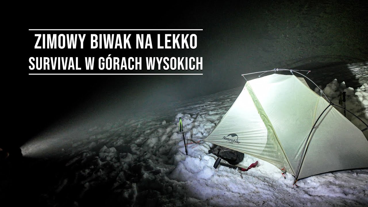 Zimowy biwak na lekko i jak przetrwać w górach wysokich