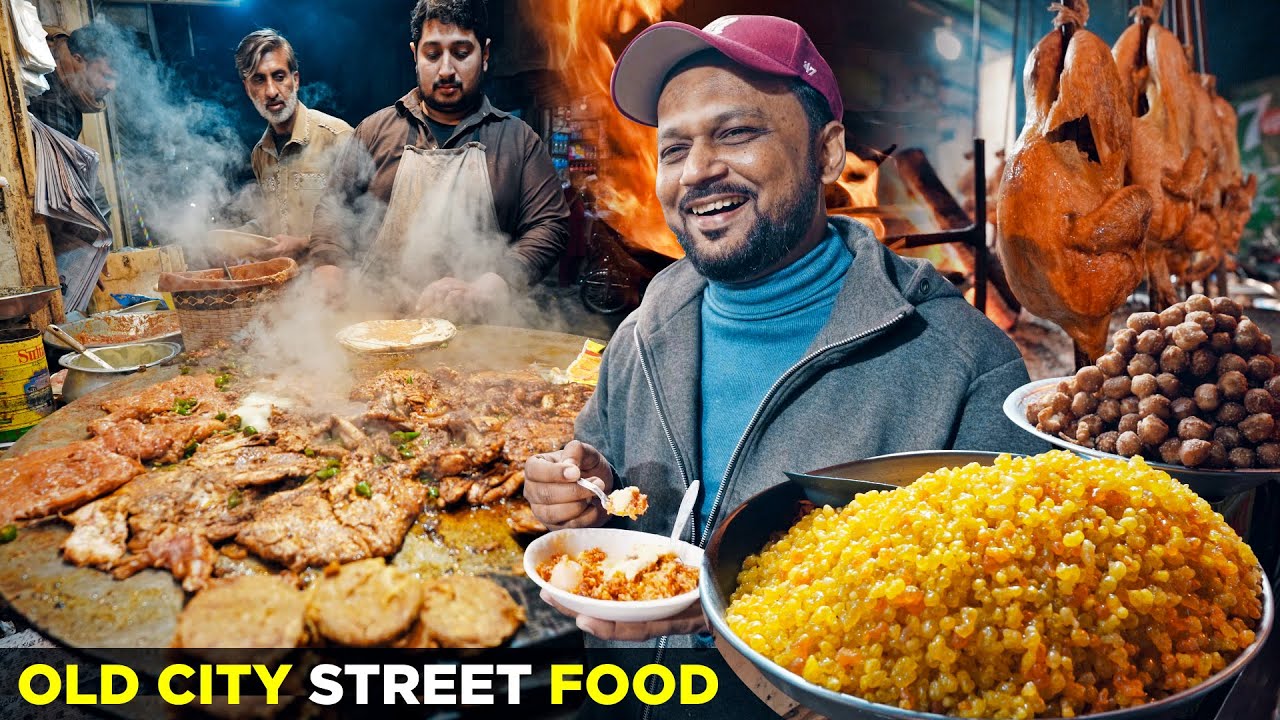 Old City Street Food since 1952 | Shah Ji Tawa Chicken | Halwa, Tosha, Katori Chat & Extreme Chinese