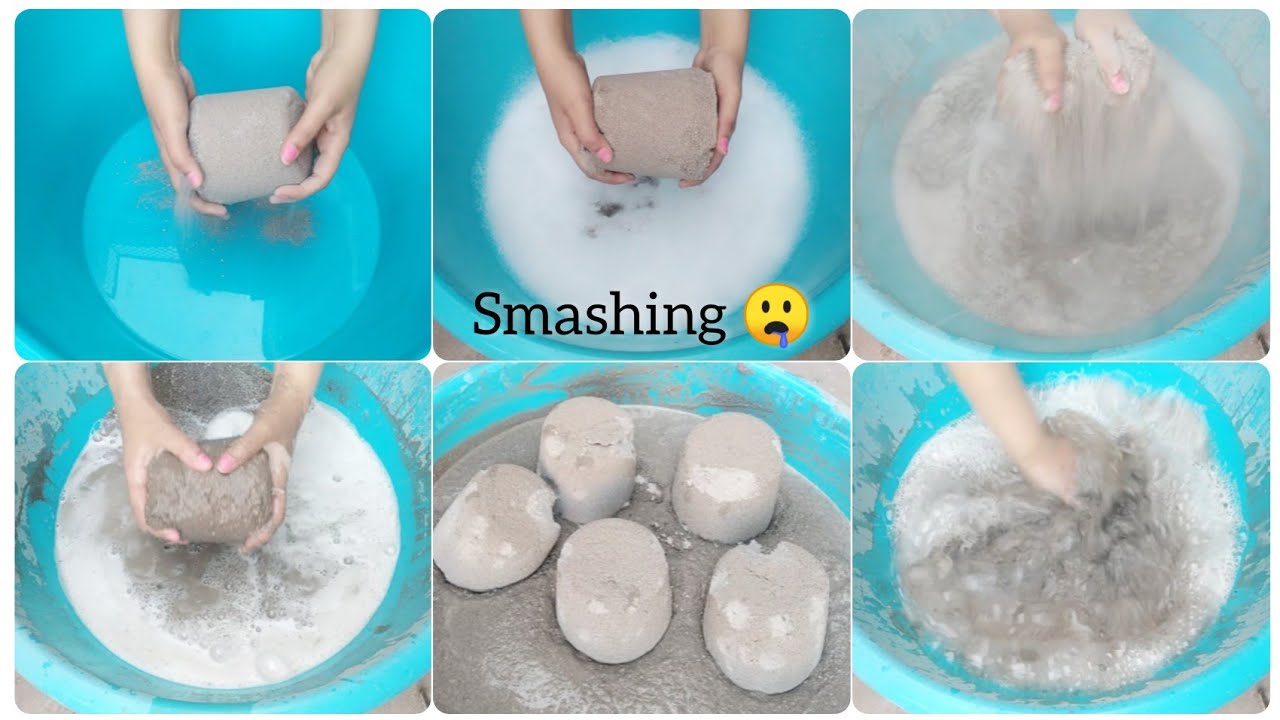 Sand cement  dusty dust Smashing 🌫️ delicious dipping 🤤 so smooth and satisfying 🎶 #215