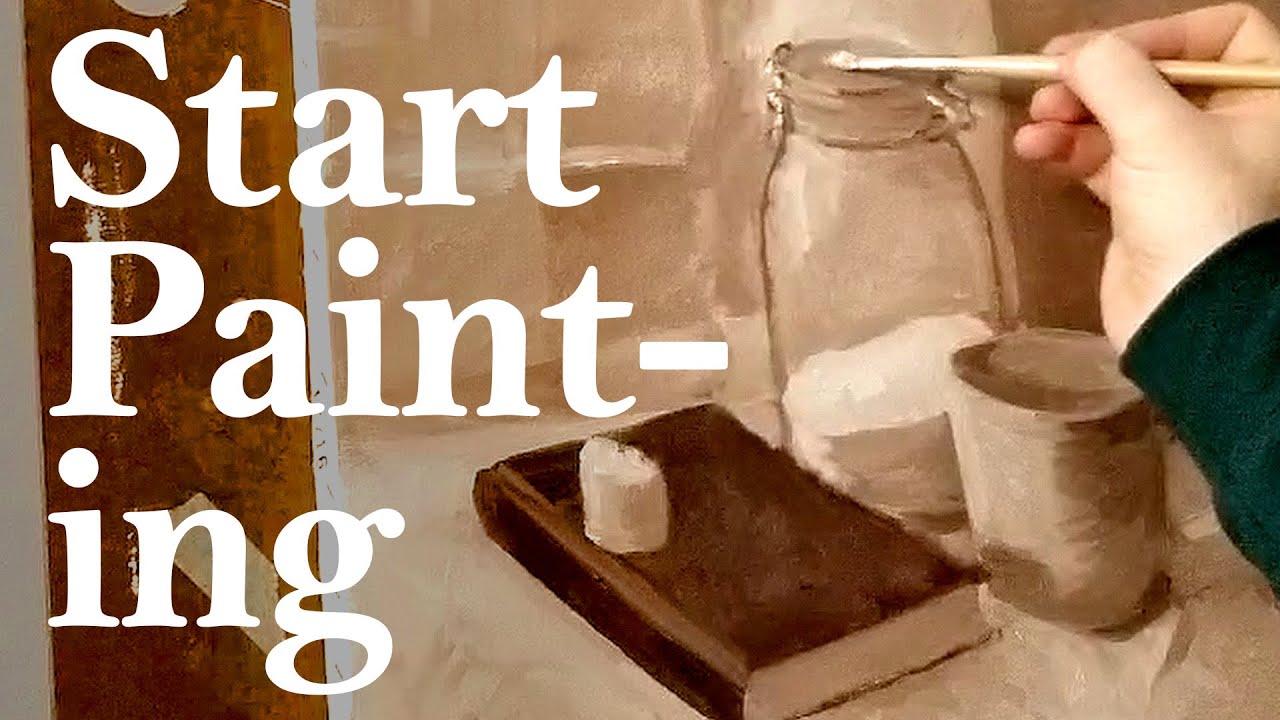 Feeling Lost? Oil Newbie Painting Guide, Full Demonstration in One Hour