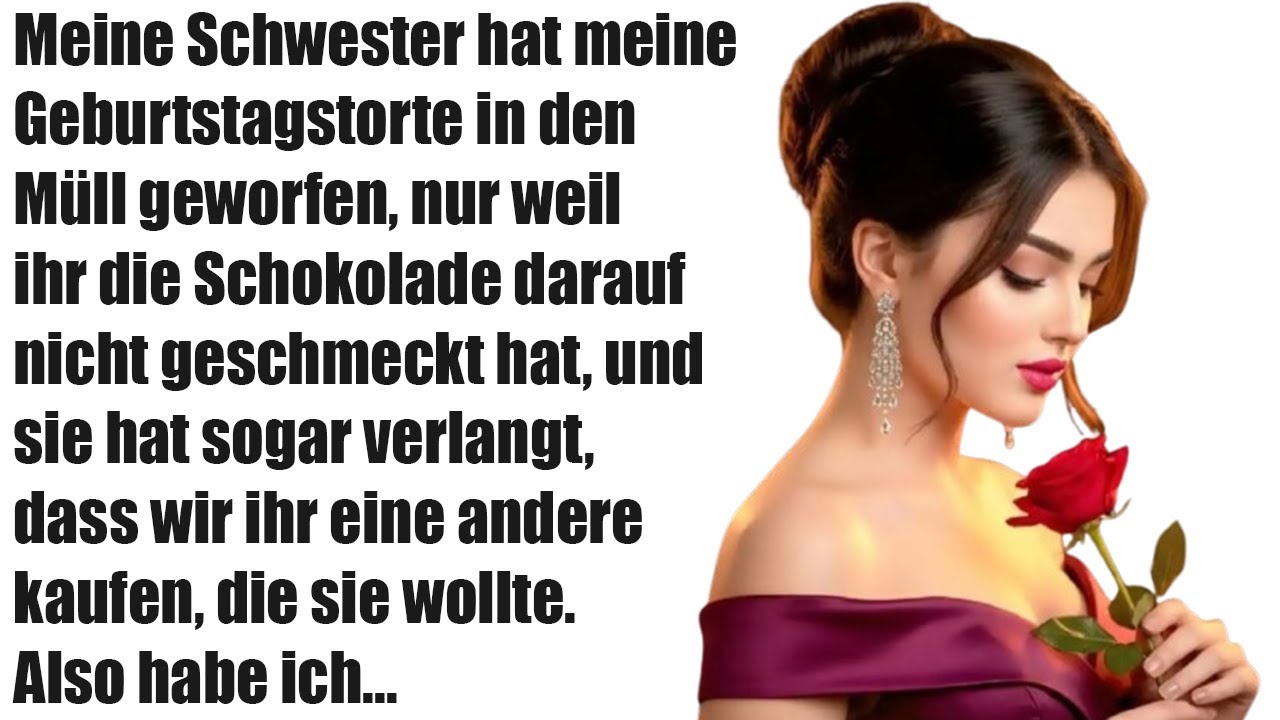Meine Schwester warf meinen Geburtstagskuchen weg – nur wegen der Schokolade