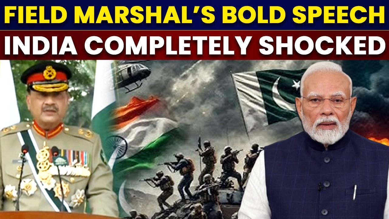 Field Marshal Asim Munir&rsquo;s Powerful Speech at GHQ Ceremony | Message to India | Marka-e-Haq