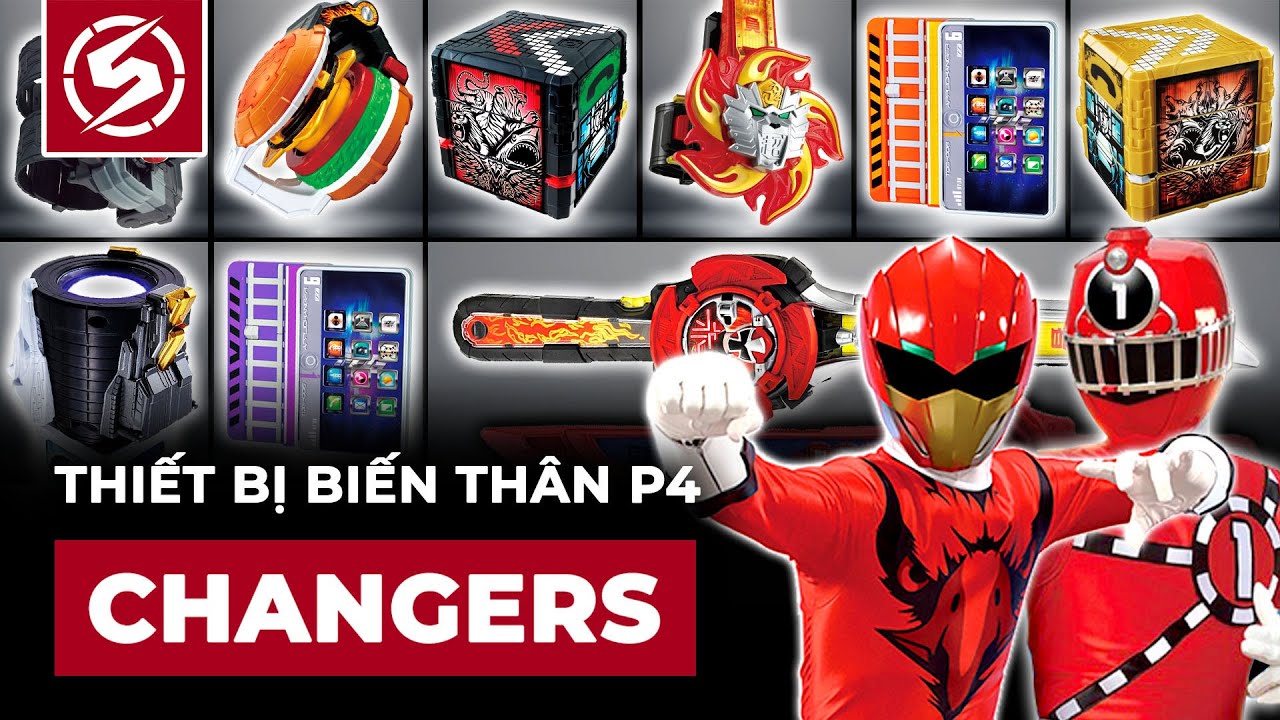 TỔNG HỢP THIẾT BỊ BIẾN ĐỔI | Super Sentai 2014 - 2016