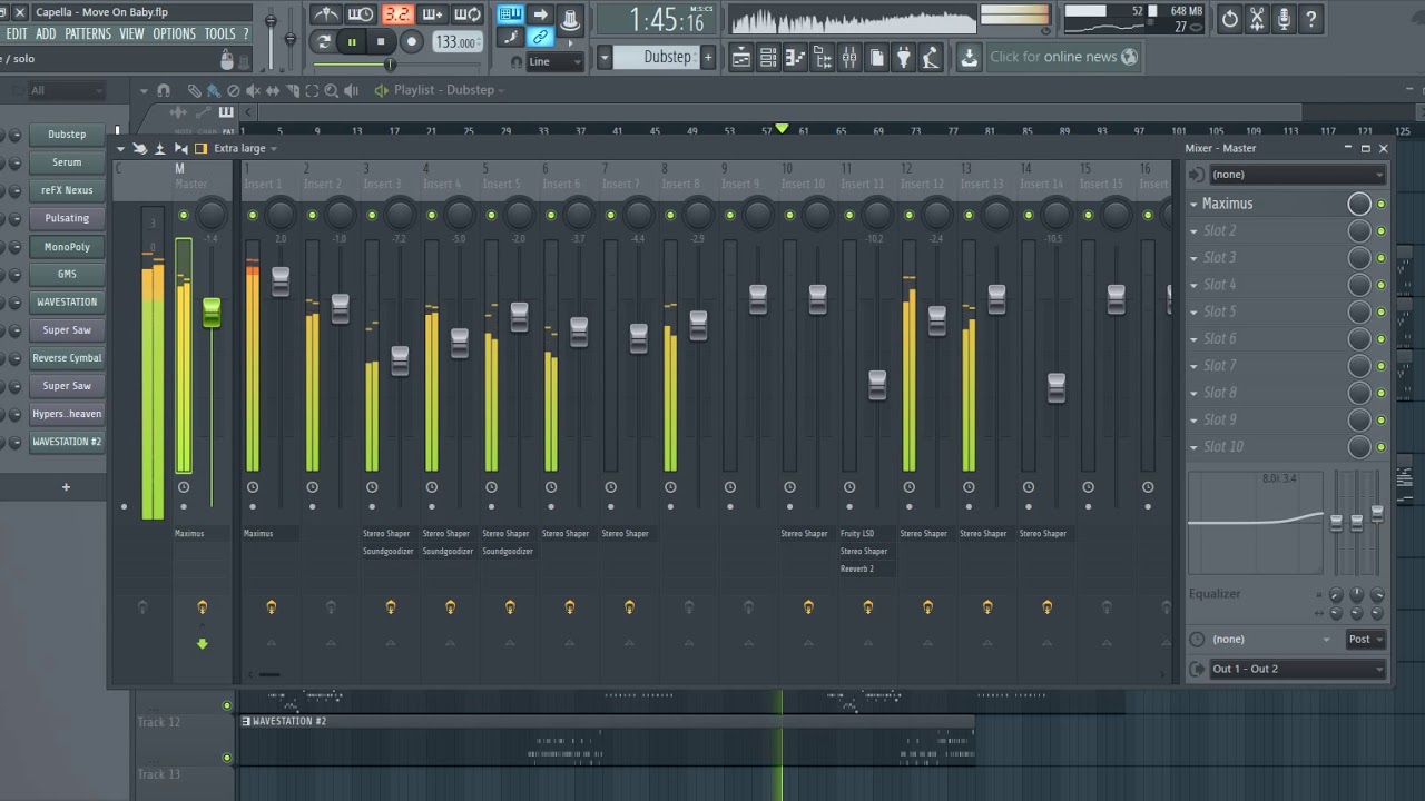 Cappella - Move On Baby (FL Studio cover)