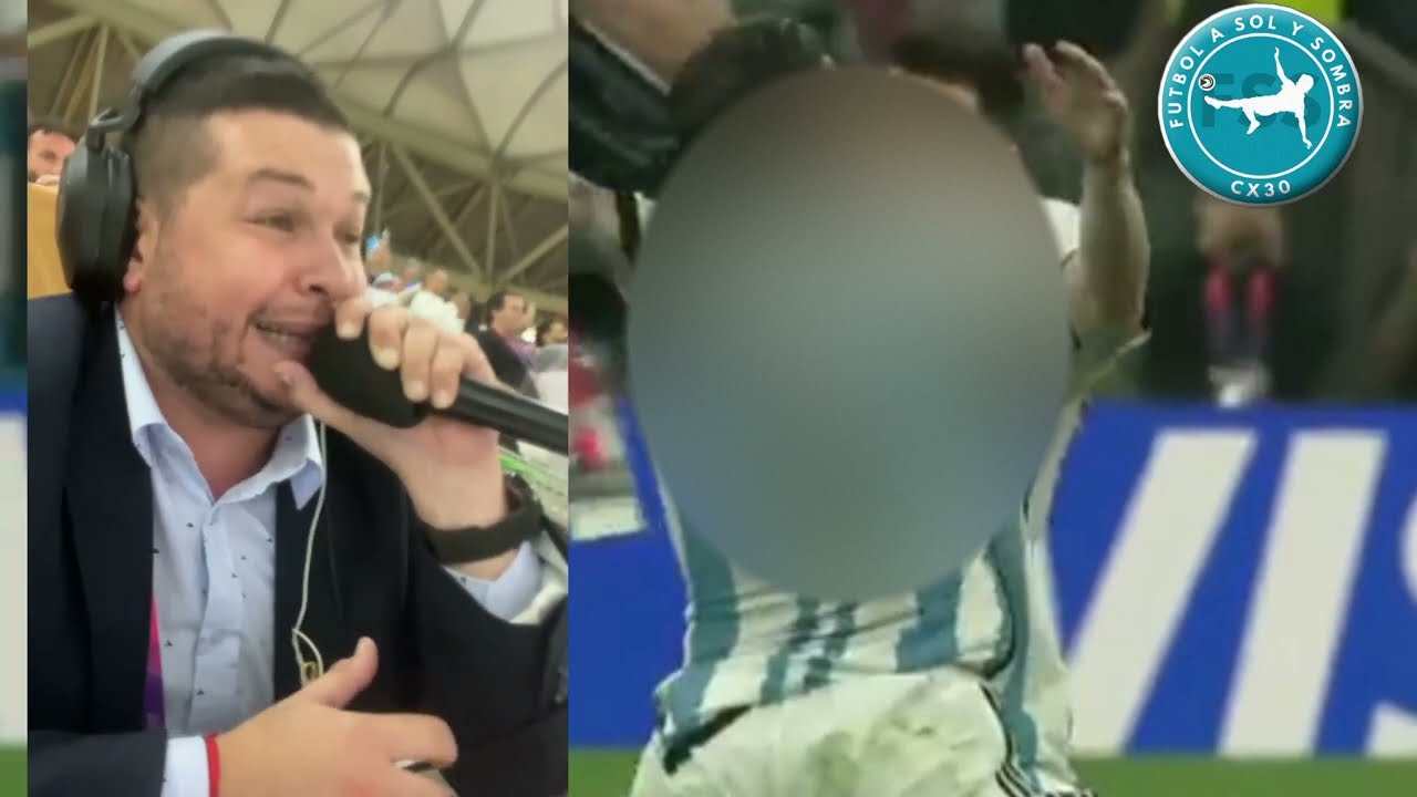 ASÍ FUE EL RELATO MAS EMOCIONANTE ARGENTINA CAMPEÓN DEL MUNDO INCREIBLE SE EMOCIONA