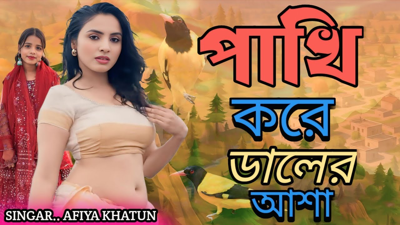 পাখি করে ডালের আশা। Phaki kore daler asha #official #afsana #song 