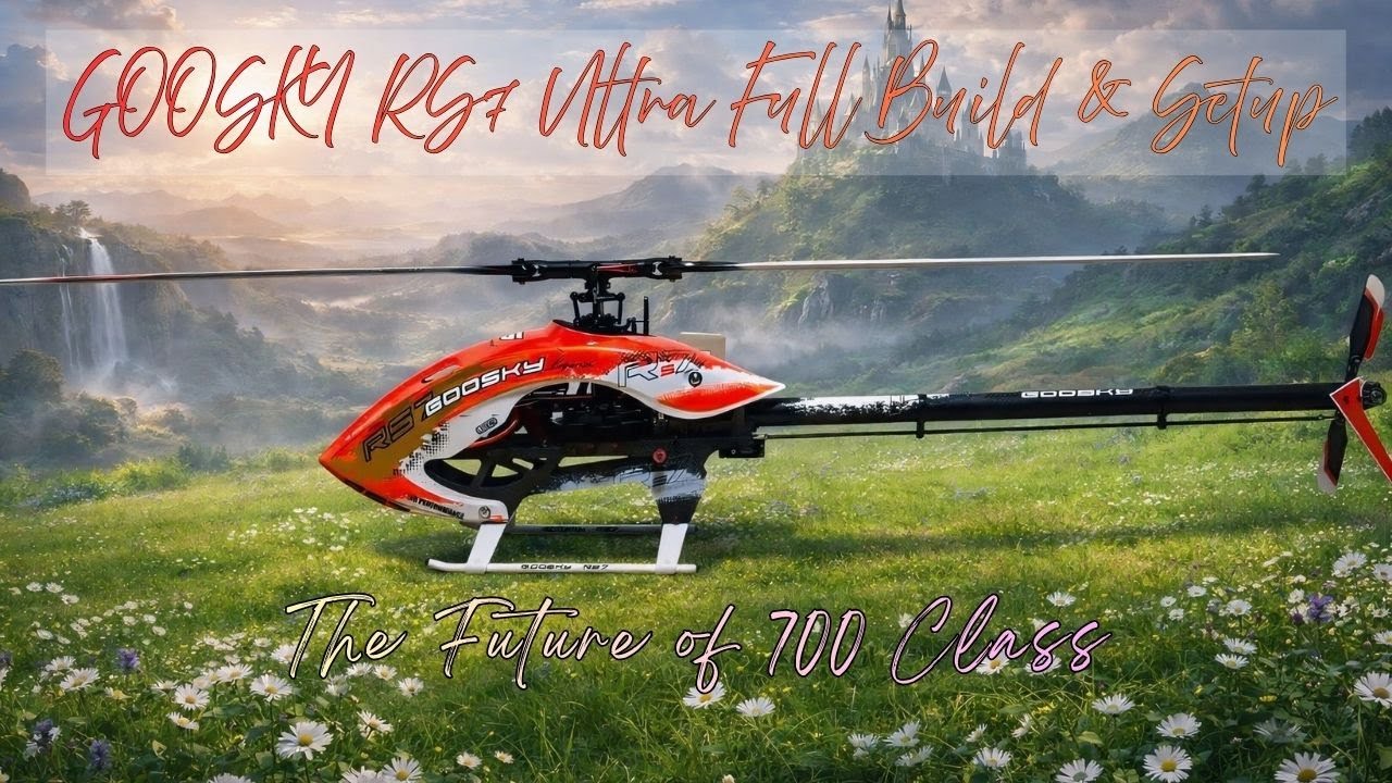【ラジコンヘリ】GOOSKY RS7 Ultra Full Build & Setup | The New 700 Class Standard JP/EN