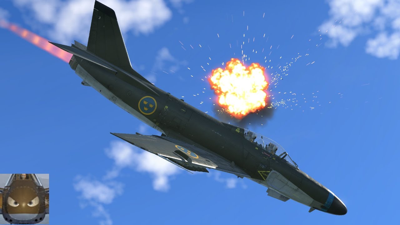 War Thunder Tank Sim - Saab A32A - CCIP