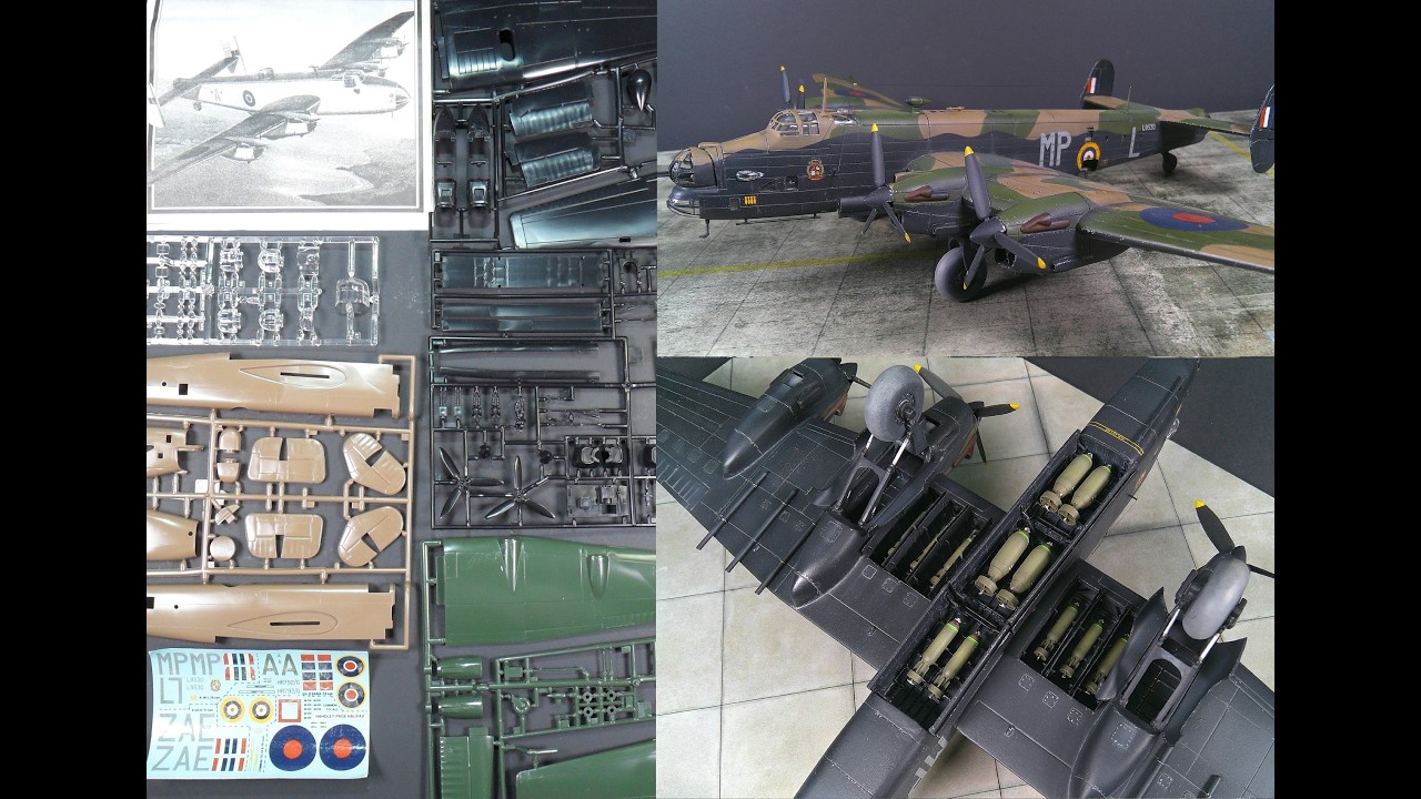 Halifax 1/72 Matchbox (Vintage 1979) third unboxing and build.