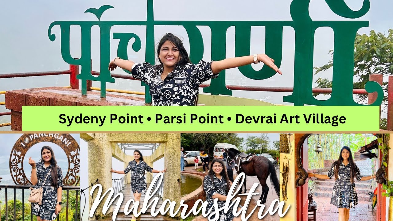 3 Must Visit Points in #Panchghani😱👌 | Sydney Point | Parsi Point | Devrai Art Village| #Ep. 2 #vlog