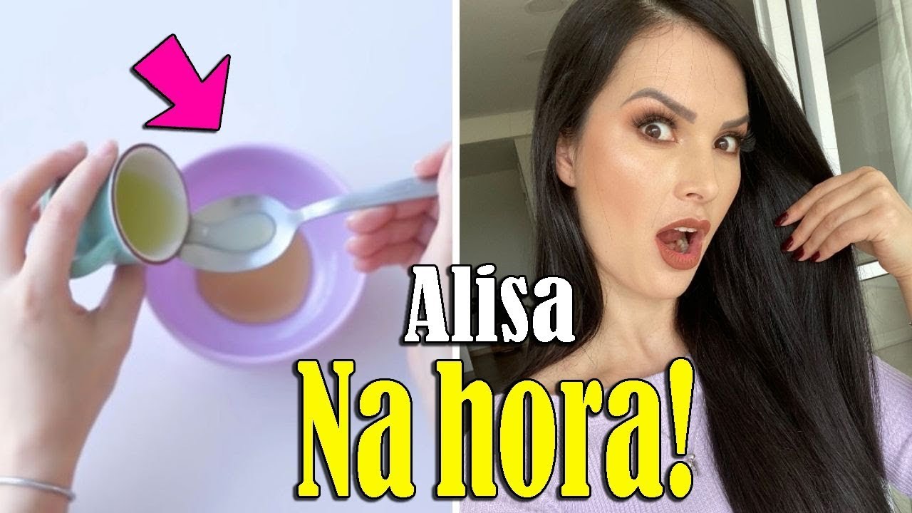 SELAGEM CASEIRA! Alisa Muito! (SEM QUÍMICA) Quanto Mais Usar Mais Liso Seu Cabelo Ficará