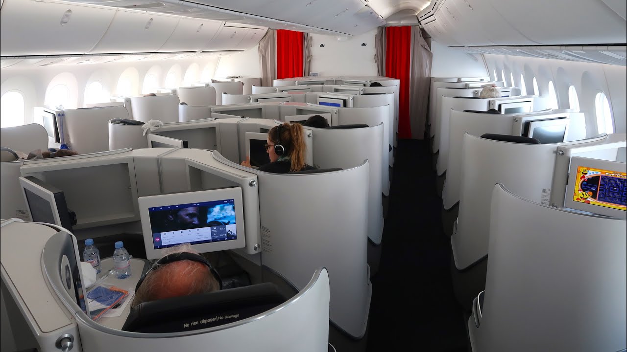 Air France Boeing 787 Business Class Maldives to Paris