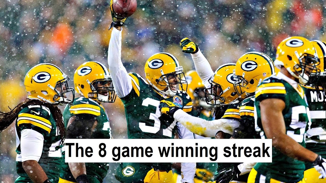 The 8 game winning streak - Green Bay Packers 2017 HD